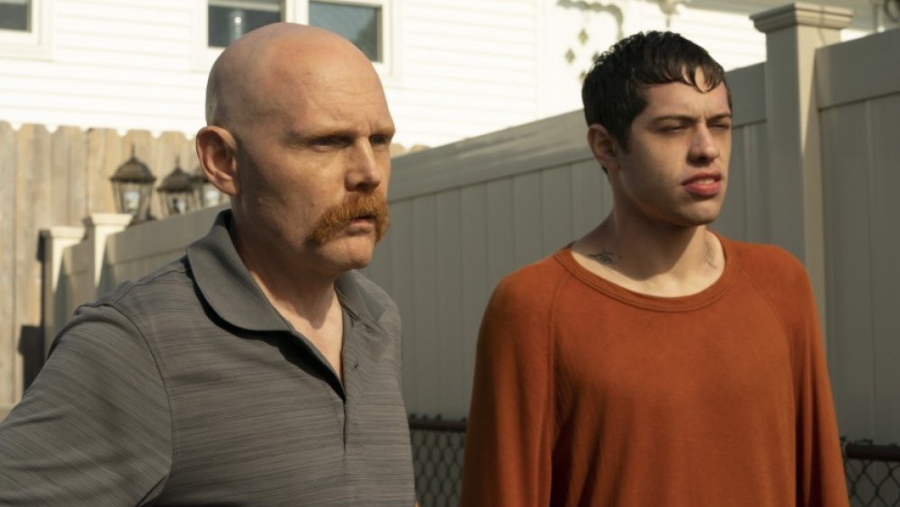 Bill Burr and Pete Davidson in The King of Staten Island