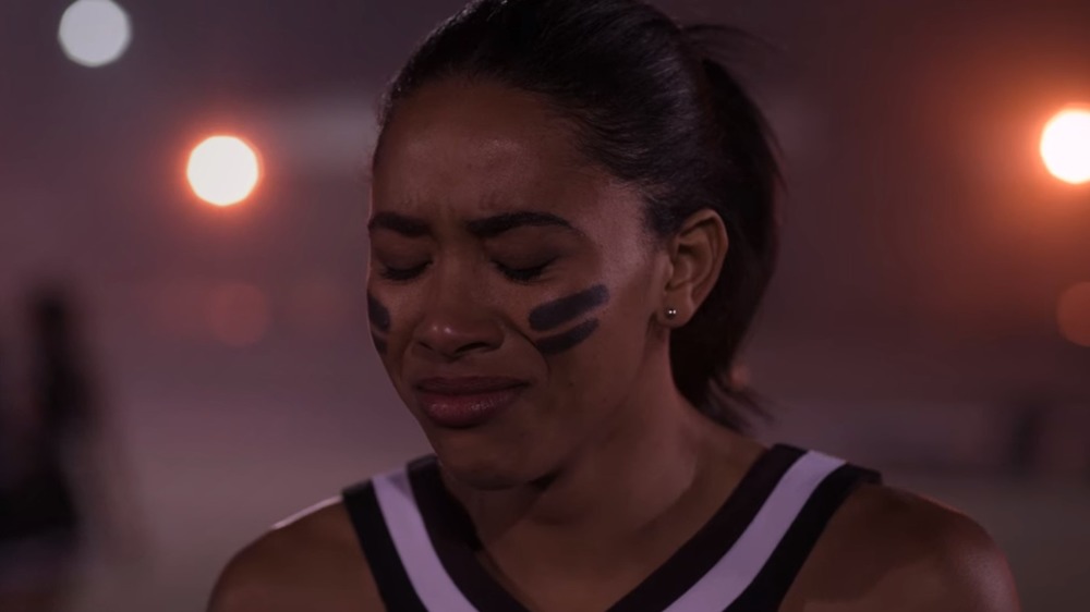 Dare Me cheerleader crying