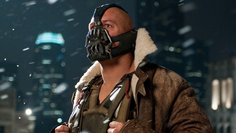 Tom Hardy as Bane in The Dark Knight Rises