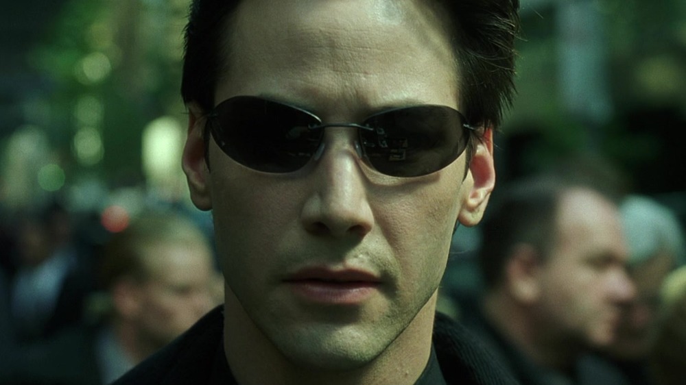 Keanu Reeves as Neo in The Matrix