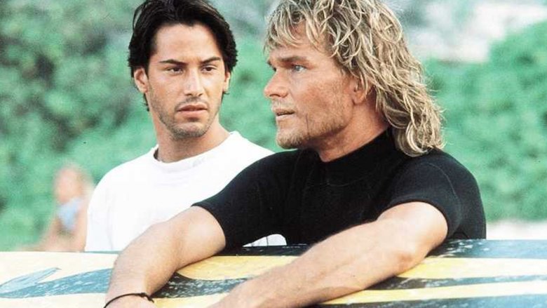 Keanu Reeves e Patrick Swayze in Point Break