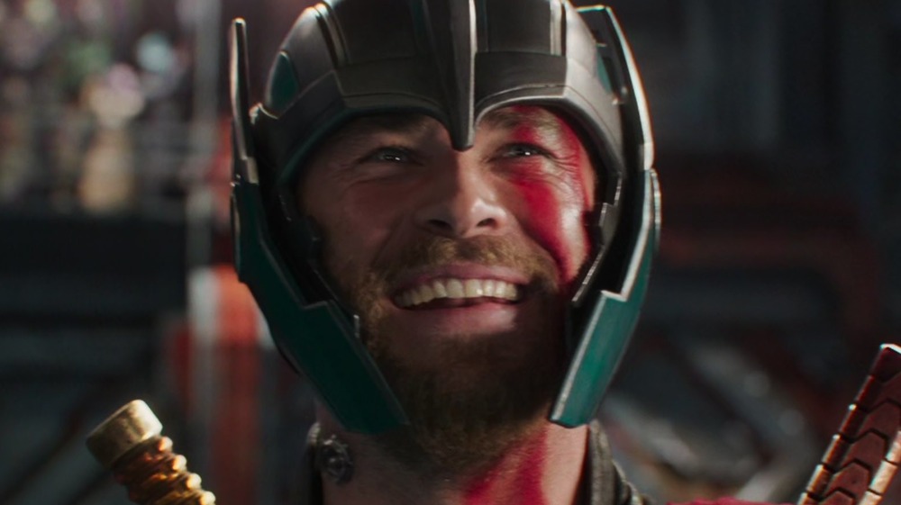 Thor smiling