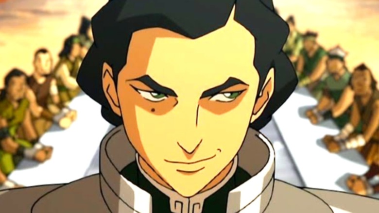 Kuvira smirks like a fascist