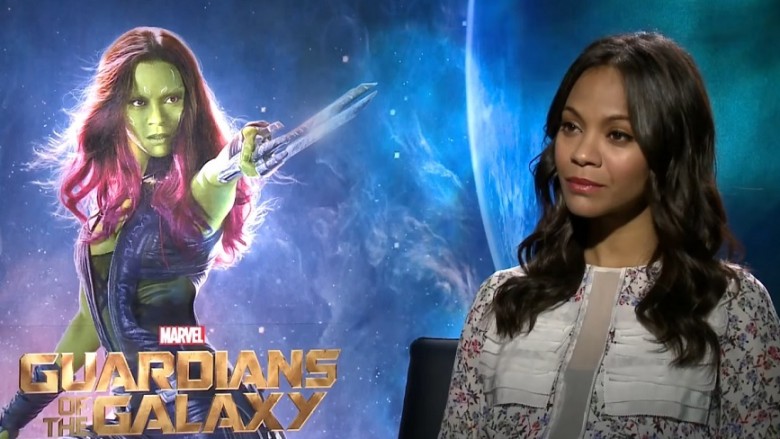 How Zoe Saldana Transformed Into Gamora