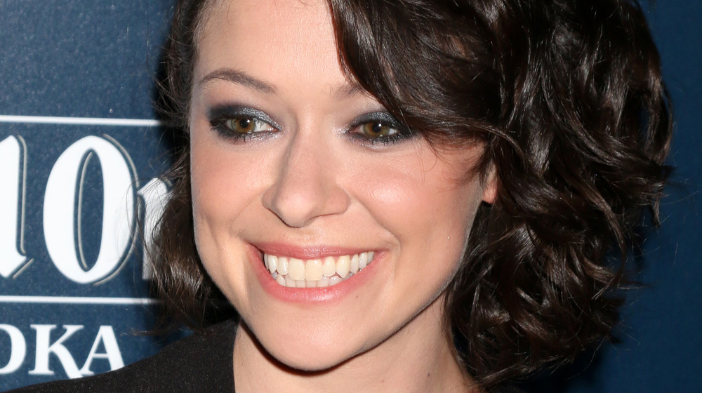 Tatiana Maslany smiling