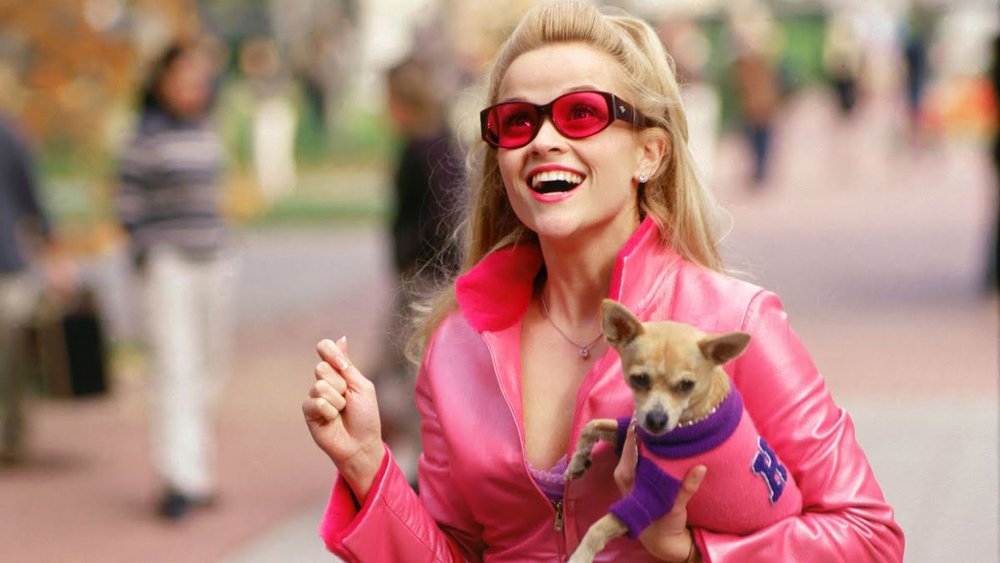 Reese Witherspoon plays Elle Woods in the original Legally Blonde