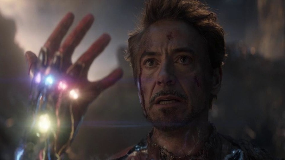Tony with Infinity Stones