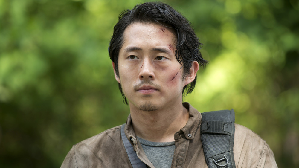 Steven Yeun as Glenn Rhee on The Walking Dead