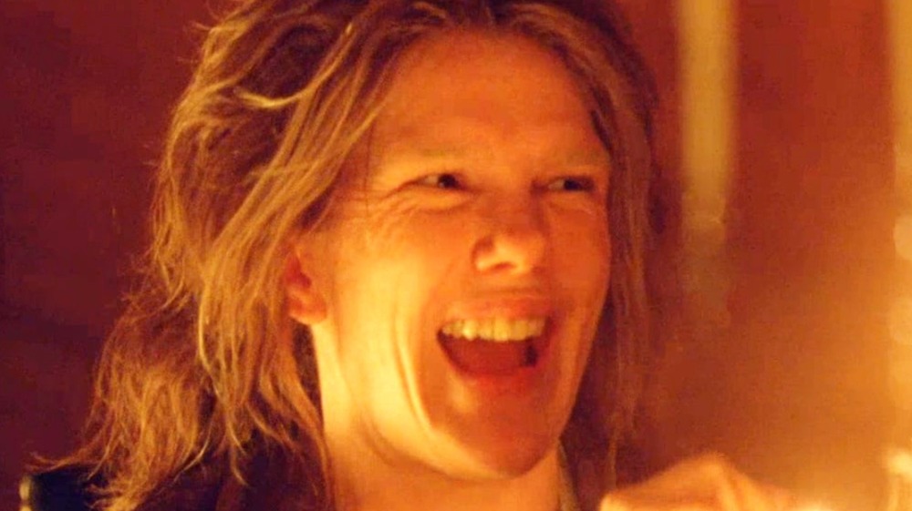 Lily Rabe laughing