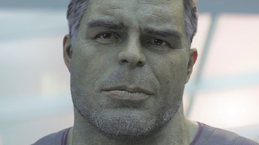 Professor Hulk smiling