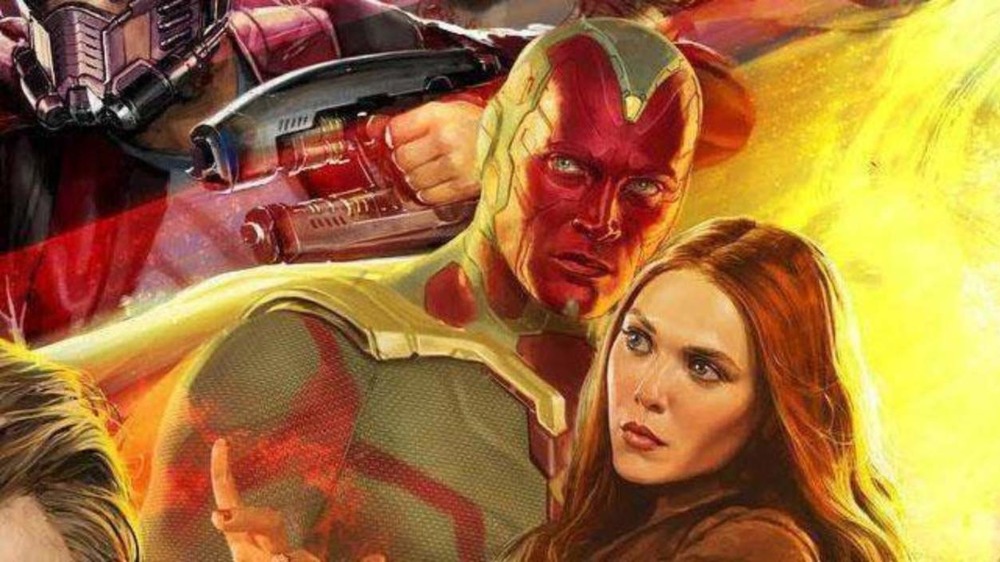 Vision and Scarlet Witch in Avengers: Infinity War