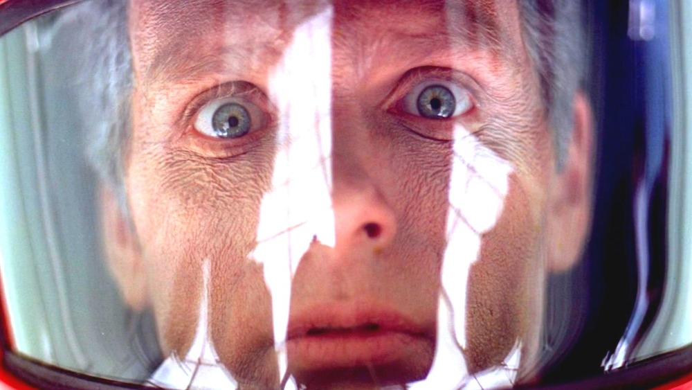 Bowman in space helmet