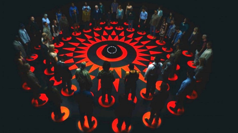 Fifty people in a circle