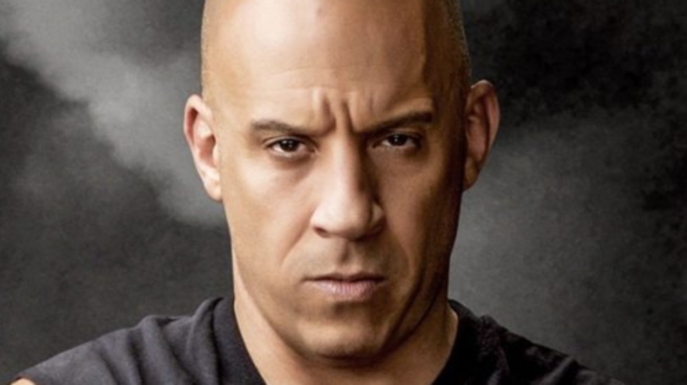 Dominic Toretto grimacing