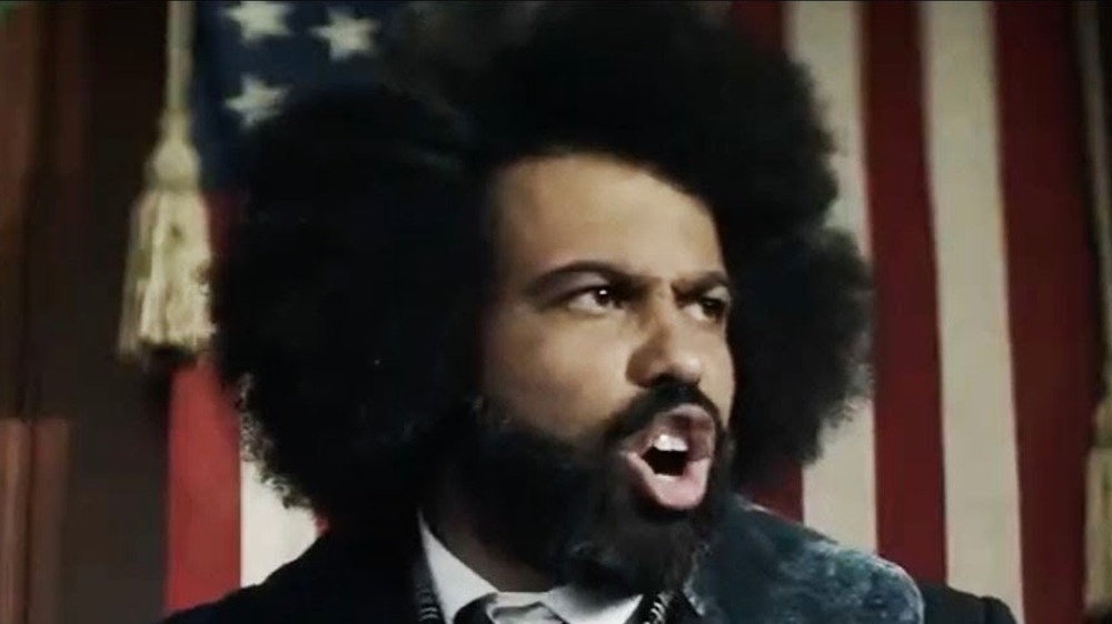 Daveed Diggs speechifying