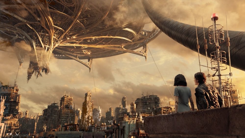 Iron City and Zalem in Alita: Battle Angel