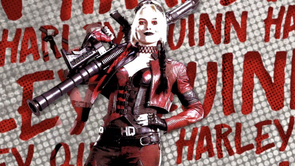 Harley Quinn smirking