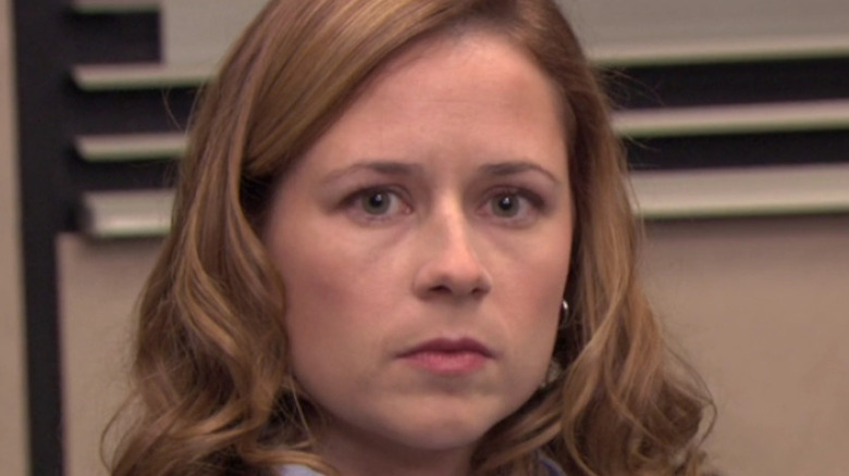 Pam Halpert annoyed