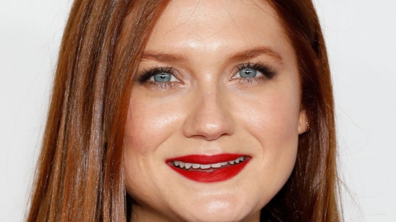 Bonnie Wright smiles