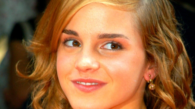 Emma Watson smiling young