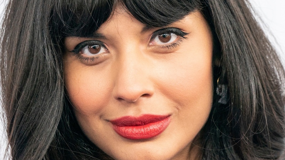 Jameela Jamil posing
