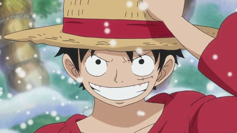 One Piece Luffy grinning hat