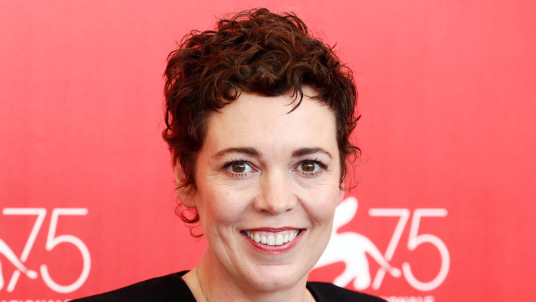 Olivia Colman smiling