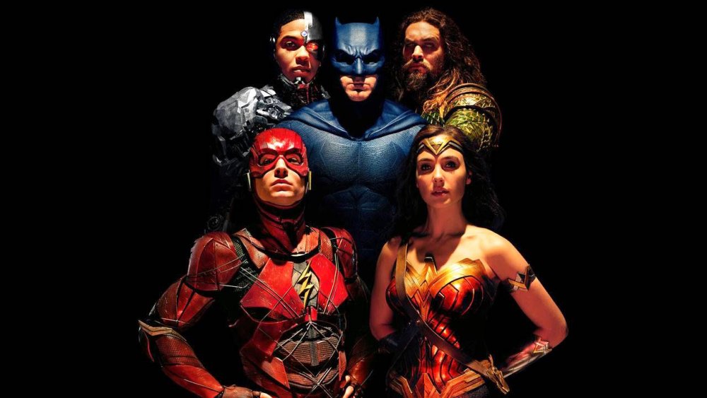 The cast of Justice League