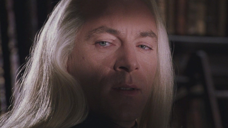 Lucius with evil lighting