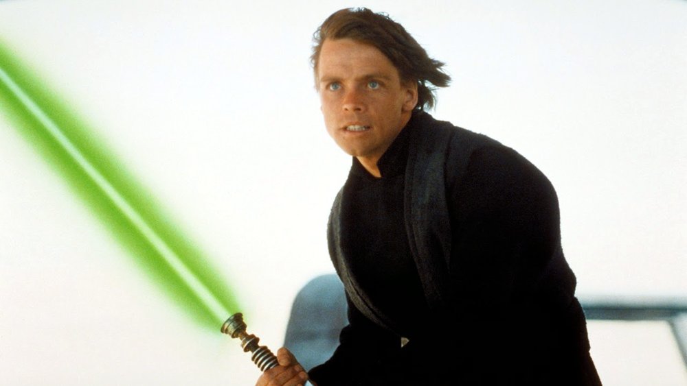 What happened to Luke's green lightsaber?
