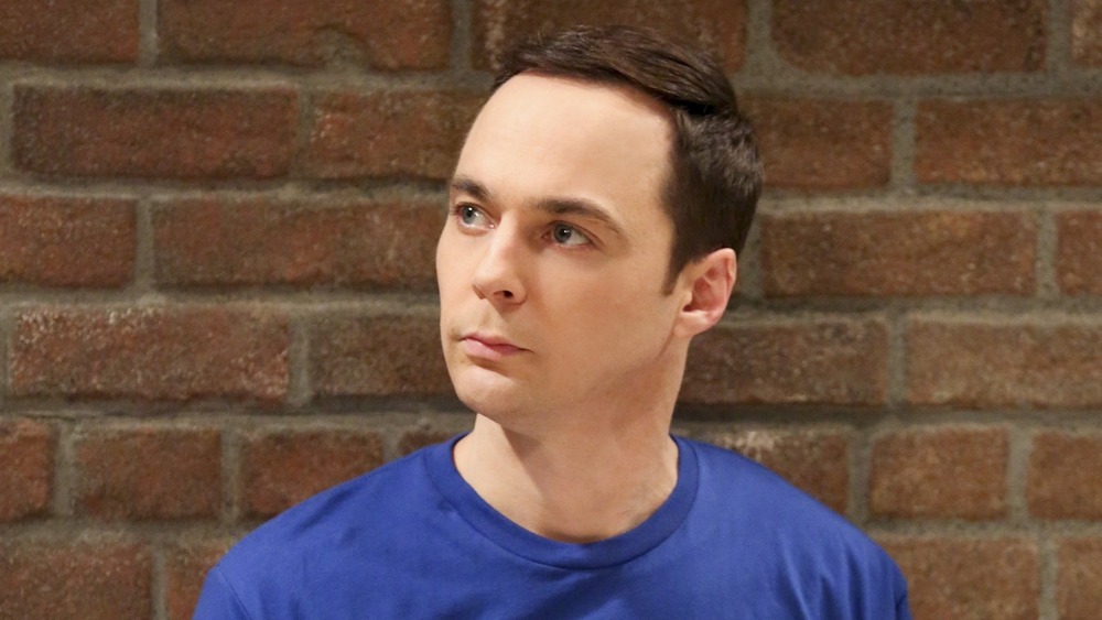 Sheldon Cooper stares in The Big Bang Theory