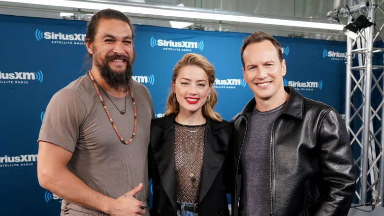 Jason Momoa, Amber Heard, & Patrick Wilson.