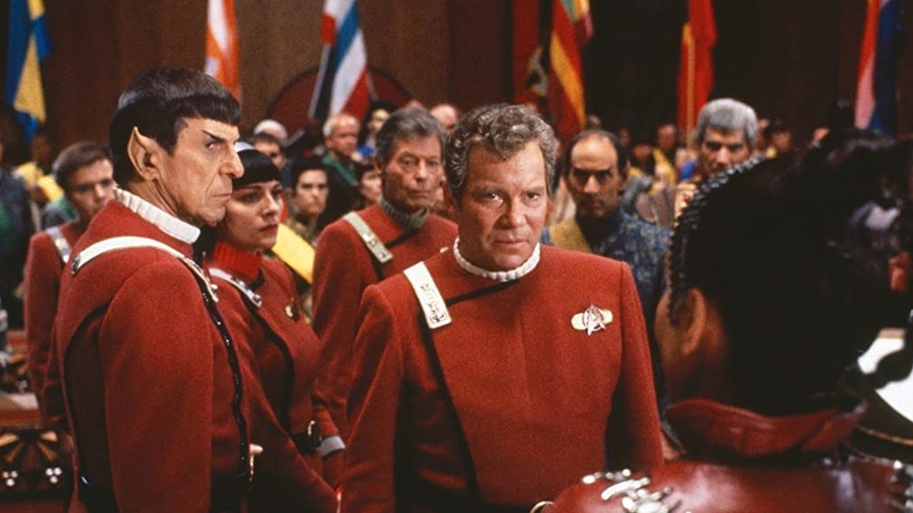 Kirk and Spock save conference