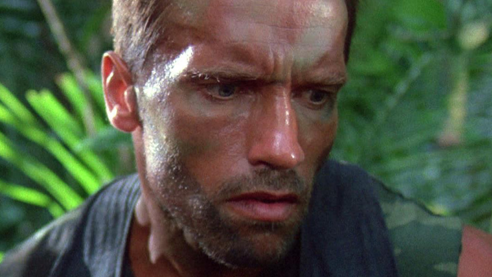Alan "Dutch" Shafer looking into the jungle