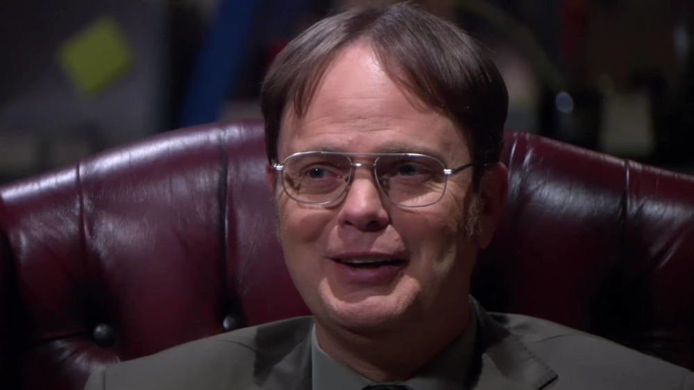 Dwight Schrute smiling