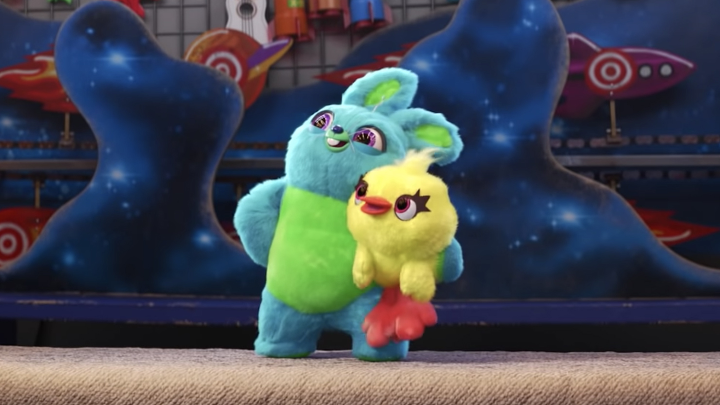 bunny and ducky from toy story 4