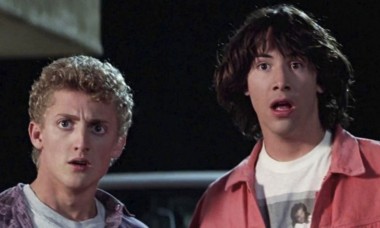 Alex Winter and Keanu Reeves in Bill & Ted's Excellent Adventure
